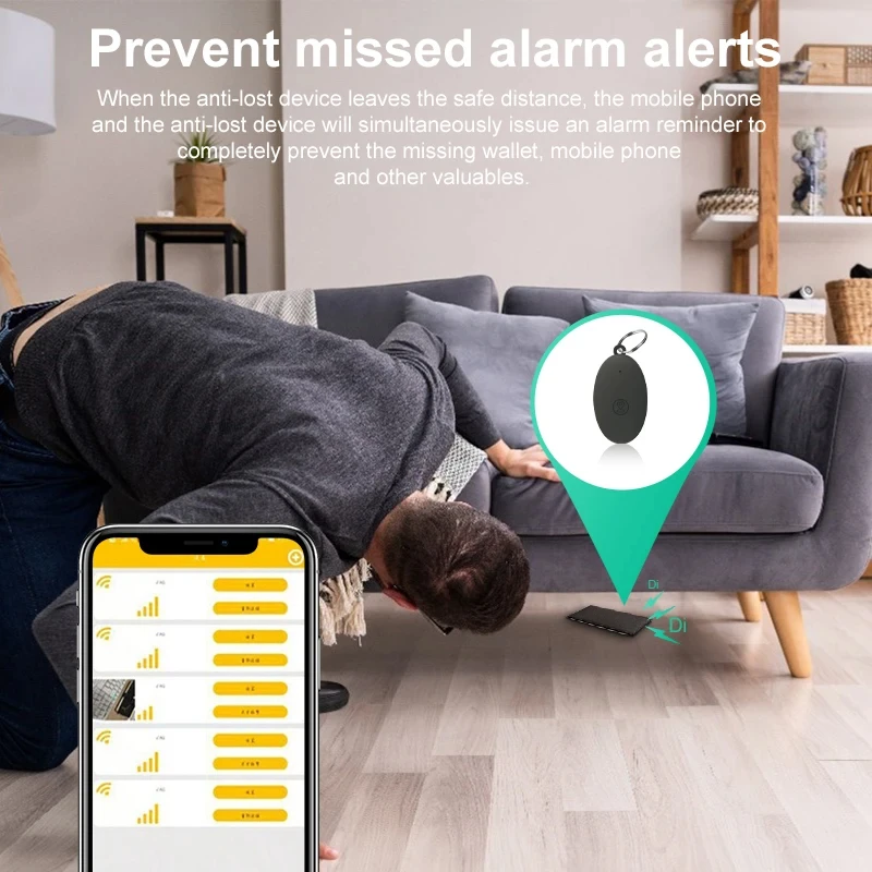 جهاز تعقب صغير بنظام تحديد المواقع من Xiaomi مزود بتقنية البلوتوث جهاز مكافحة الضياع للحيوانات الأليفة والأطفال المسنين محفظة تتبع لهاتف آيفون وسامسونج مكتشف محدد 2024 جديد