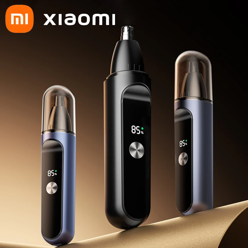 

2025 NEW XIAOMI Electric Nose Hair Trimmer Intelligent LED Digital Display With Double-edged Blade Trimmer For Nose
