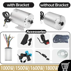 1000W Kunray Electric Scooter Conversion Kits 1500W 1600W 1800W E-bike Brushless DC Motor with Controller Engine for Go-kart