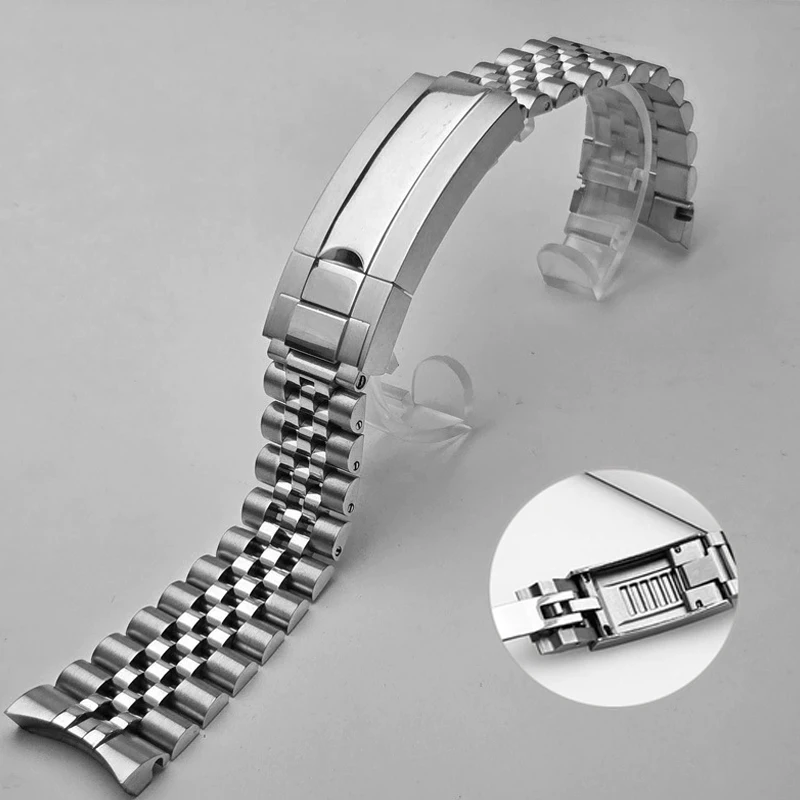 

Ремешки для часов Jubilee для Rolex Sub GMT Yacht Daytona, мужские ремешки, роскошные цепочки для часов, запасные части, аксессуары для часов, 20 мм
