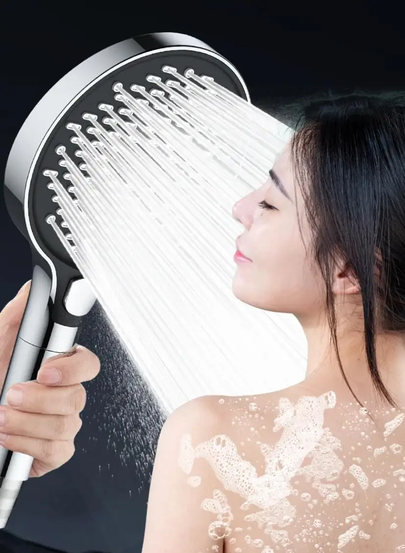 15CM Super Big Panel 3 Modes Shower Head High Pressure Water Saving Portable Filter Rainfall Faucet SPA Bathroom Accessories