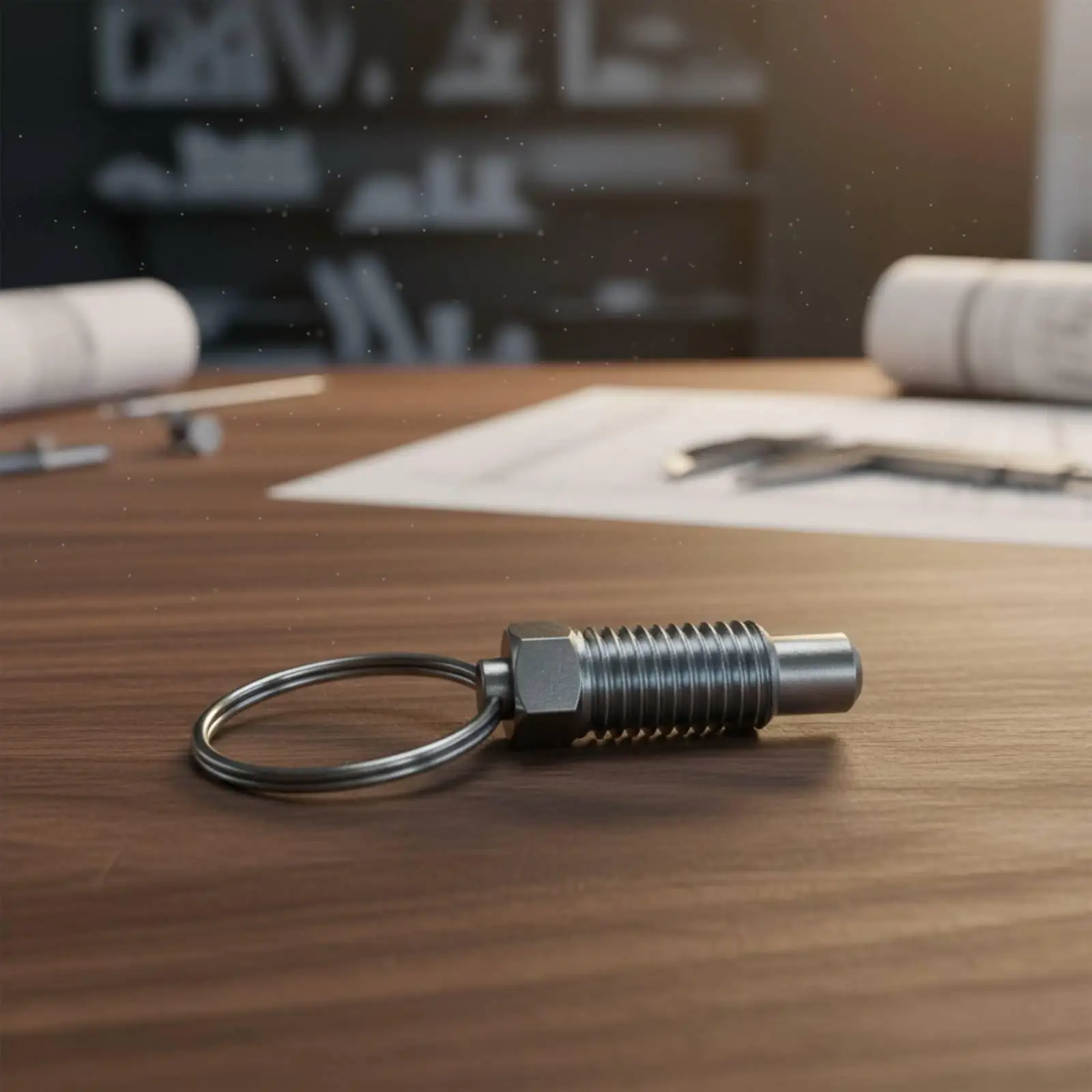 Spring Loaded Locking Pin 304 Stainless Steel Pull Ring Indexing Plunger with Smooth Retractable Movement for Precise Fit