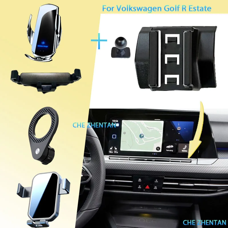 

Car Mount for Volkswagen Golf R Estate 2022~2024 Air Vent Auto Mobile Phone Holder Cellphone Bracket Gravity Stand Accessories