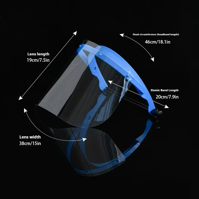 

Стоматологический защитный щиток для лица Стоматологический щиток для лица включает 10 съемных противотуманных и пылезащитных экранов Стоматологические инструменты