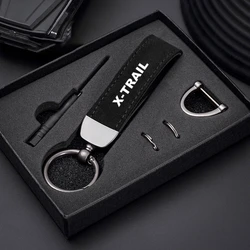 Suede Kaychain Car Key Ring Holder Pendent High-end Gifts for Nissan Xtrail X Trail T30 T31 T32 2021 2020 2019 2018 2017 - 2001