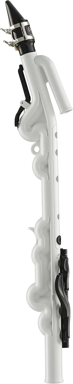 Portable White Wind Instrument with Case, Easy to Play for Beginners and Casual Use