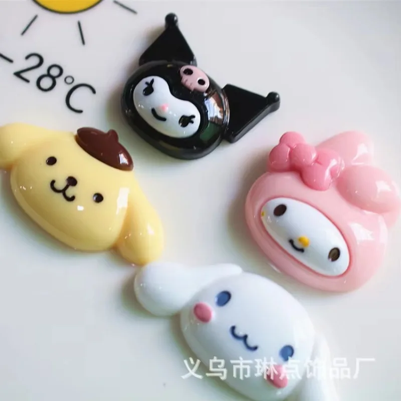 5 個 miniso シリーズサンリオ漫画樹脂ヒラタカボション diy 工芸材料ジュエリーメイキングチャーム