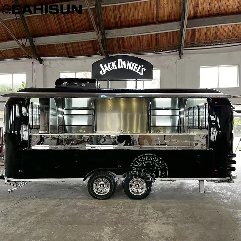 

20ft Concession Food Trailer Mobile Bars for Sale Street Vending Carts Pizza Food Truck Food Equip Trailer