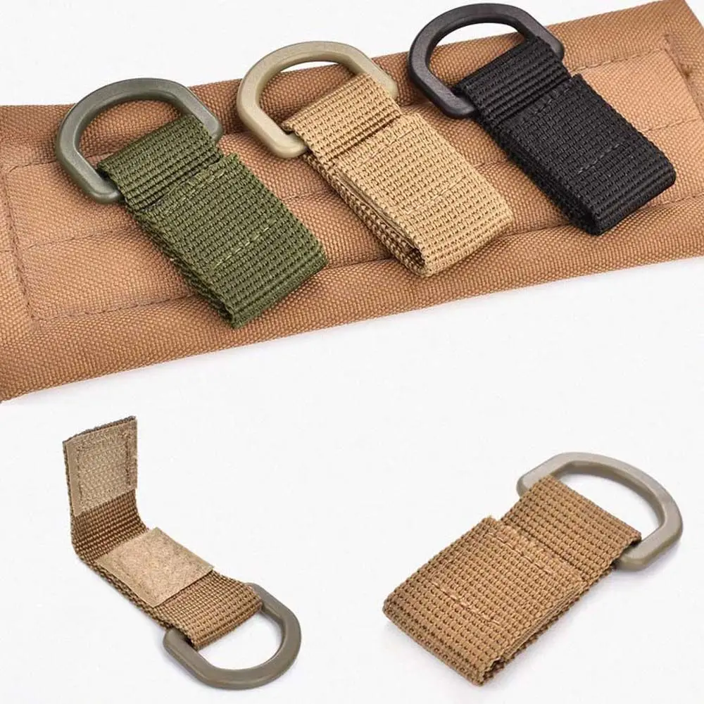 

Backpack Strap Clasp Outdoor Camping Webbing Hook Molle Webbing Clip Outdoor Backpack Hook Bag Hanging Buckle Carabiners Buckle