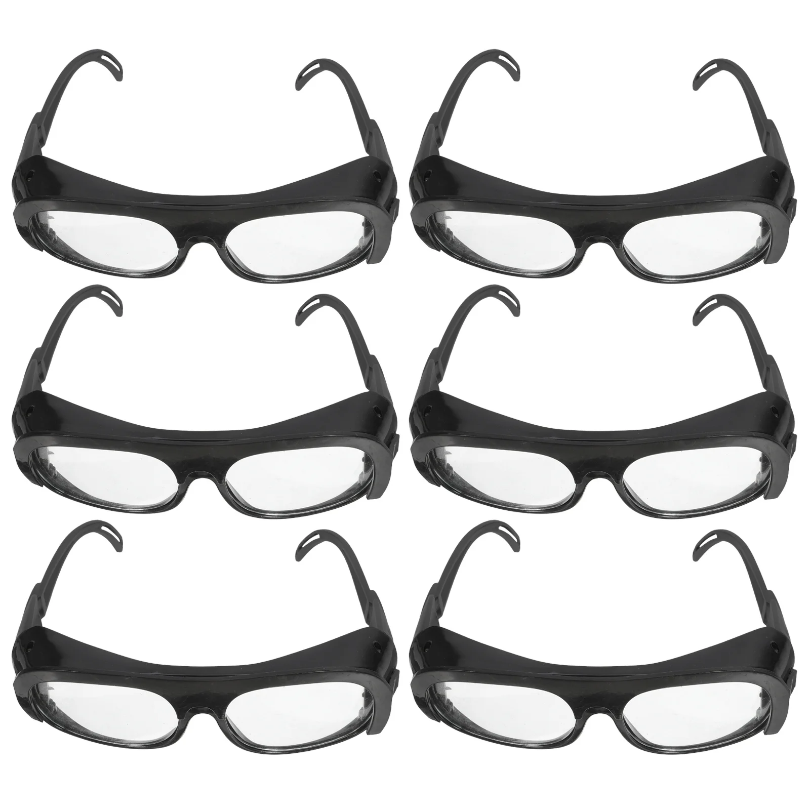 

6pcs Welding Goggles Safety Glasses Uv Protection Clear Lens For Argon Arc Welding Flip-Up Lightweight For Metalworking