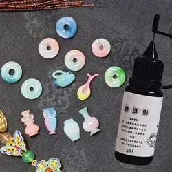 10g Carved Gel for Nail Mold UV Gel Crystal Glue Translucent 3D Acrylic Mold Tool Set Pro Nail Saloon DIY Silicone Nail Art Gule
