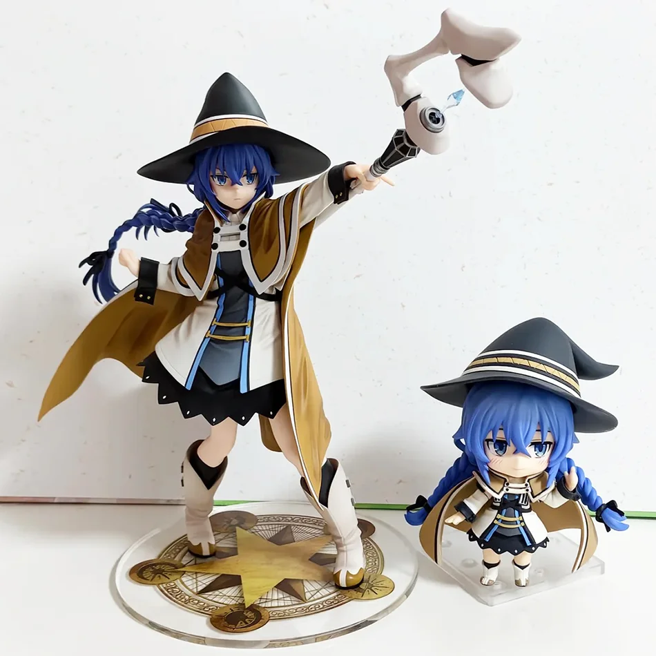 Figura de acción de 25 cm de la maga Roxy Migurdia, Mushoku Tensei: Jobless Reincarnation, figura de anime de PVC, juguete coleccionable, en stock.