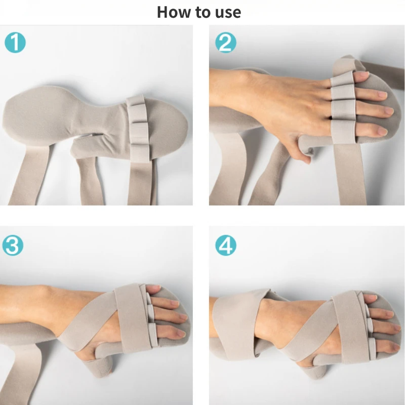 دعامة يد داعمة للإصبع قابلة للتعديل ، جبيرة يد ليلية ، راحة معصم تقويم العظام ، التهاب المفاصل ، دعم إعادة تأهيل التهاب الأوتار