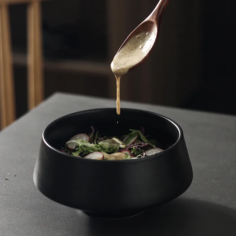 

Creative Circular Ceramic Tableware, Double-layer Insulation, Western Style Dinner Plate, Customized White Restaurant Soup Bowl.