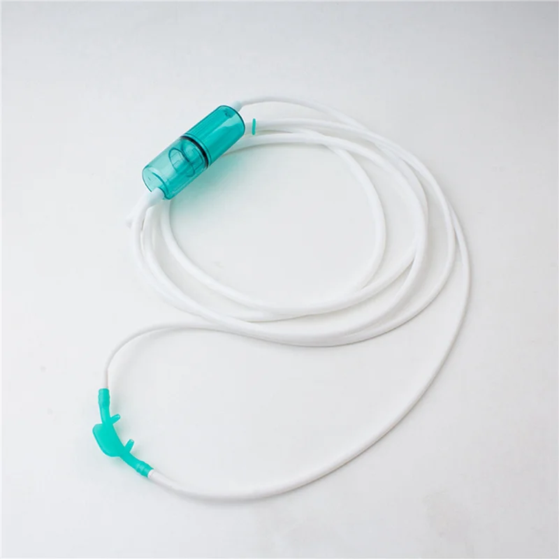 A07I 2X Oxygen Tube, Made Of Silicone Material, Nasal Oxygen Cannula,Not Easy To Deform And Crack,3 Meter
