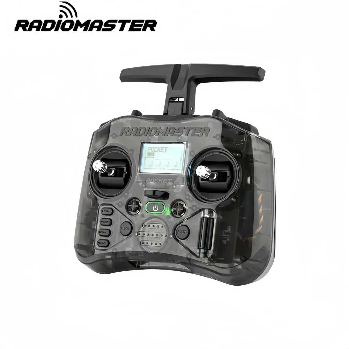 

Radiomaster Pocket ELRS 2.4Ghz 16CH Radio Controller with Hall Gimbal & Color Screen, OpenTX System for Drone FPV RC Models Long