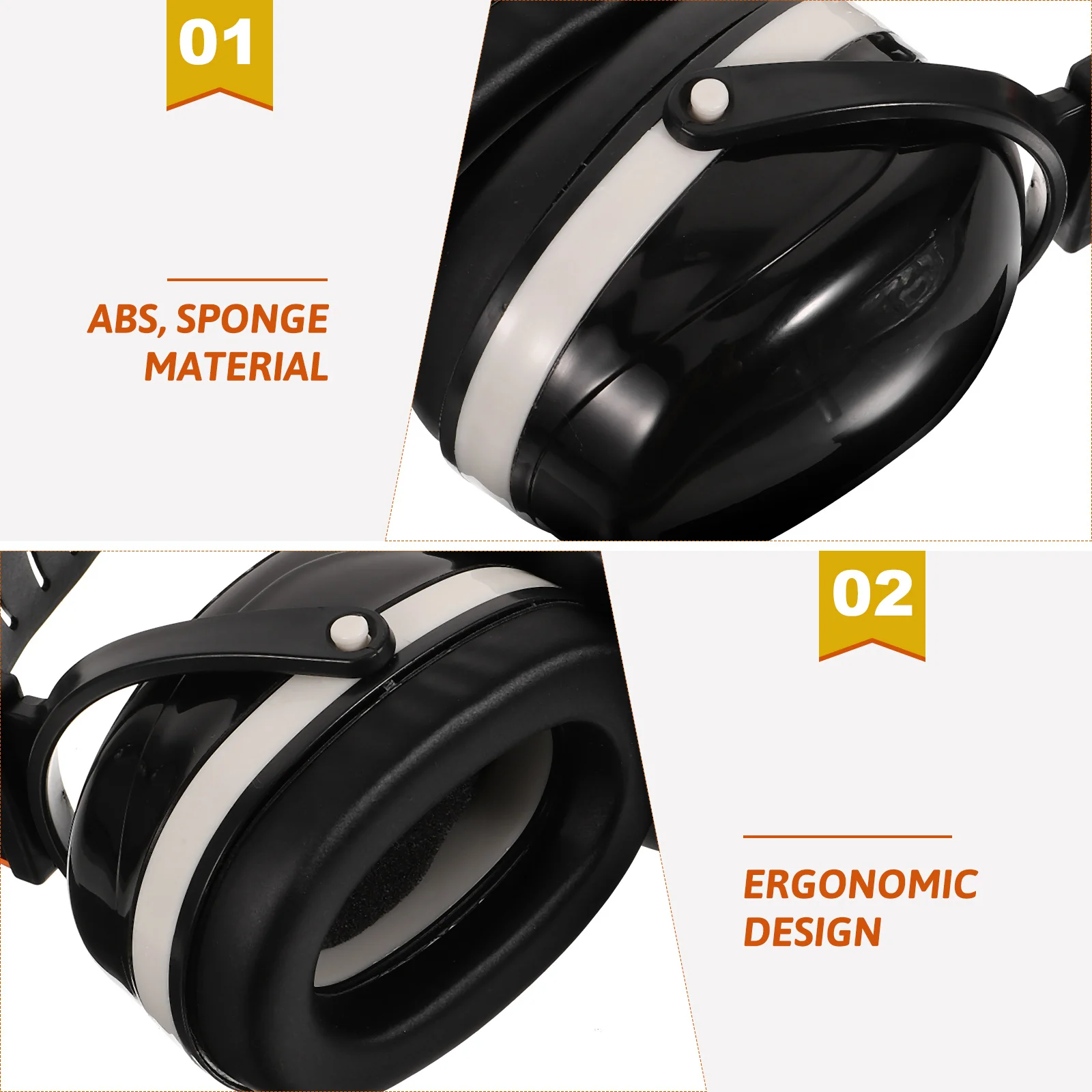 Sound-proof Earmuffs Noise canceling Headphones Ear Protective Covers for Headphone Drummer Practice Ear Protect Universal