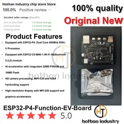 (1PCS) 100% NEW ESP32-P4-Function EV-Board, Multimedia Development Board, Espressif Systems, AIoT, Engineering Sample