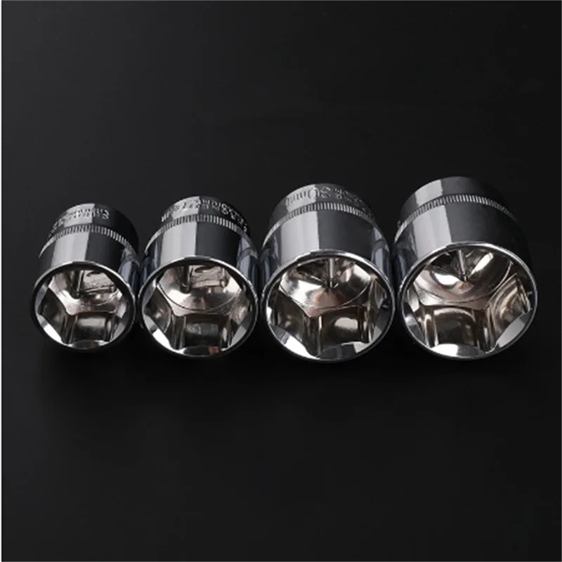 1pc 8MM 9MM 10MM 11 12 13 14 15 16 17 18 19 20 21 22 23 24 hexagon 1/2 short socket Wrench Head Sleeve Chrome vanadium alloy