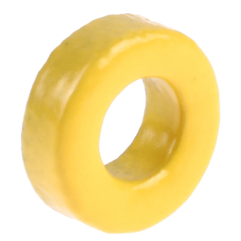 T37-6 Yellow Gray Coating Iron Powder Toroidal Ferrite Core, 9.5*5.2*3.3mm