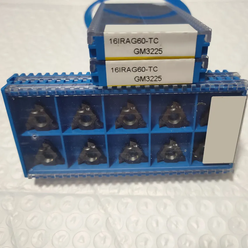 16IRAG60-TC GM3225/16IRAG55-TC GM3225/16IRA60-TC GM3225/16IRG60-TC GM3225 16IR CNC 초경 인서트 삽입 10 개/상자