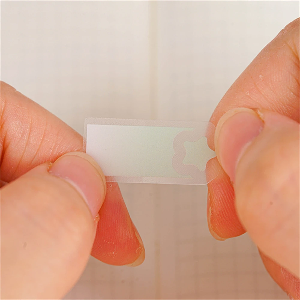 Gradient Color Pet Index Sticker Sweatproof Quick Drying Innovative Reliable School Supplies Label Stickers Durable Water Proof