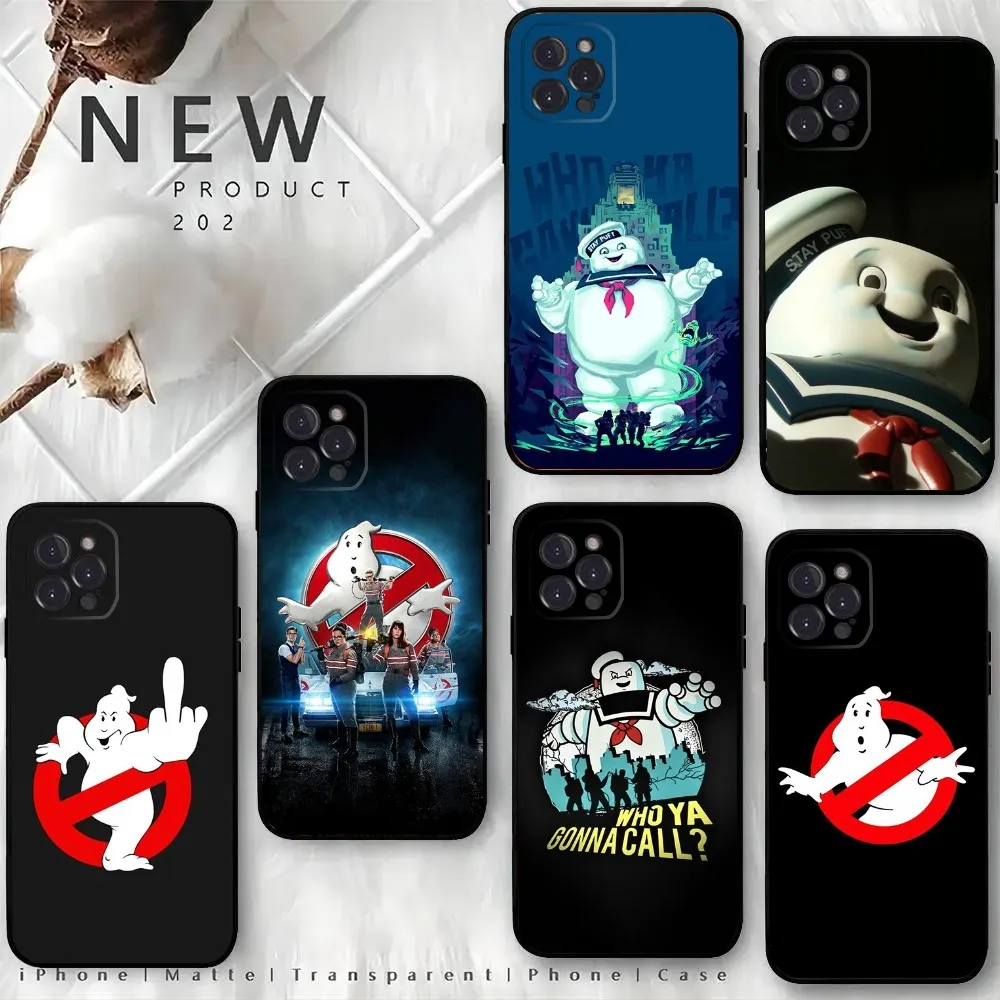 

Movie G-Ghostbusters-S Phone Case For iPhone15,14,13,12 Mini 11 Pro XR,X,XS,MAX 6S,7,8 Plus Silicone Cover Soft Black