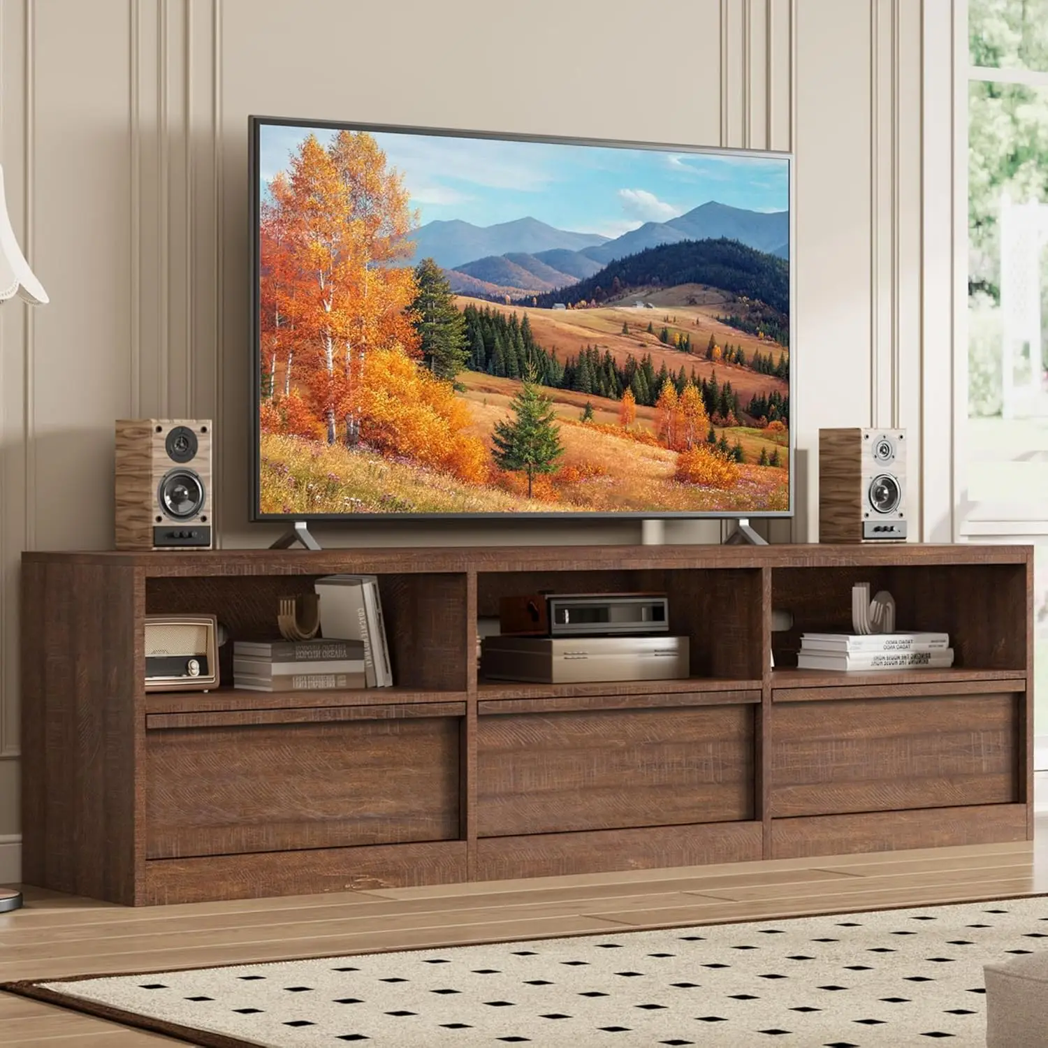 Modern TV Stand with Storage for TVs Up to 85