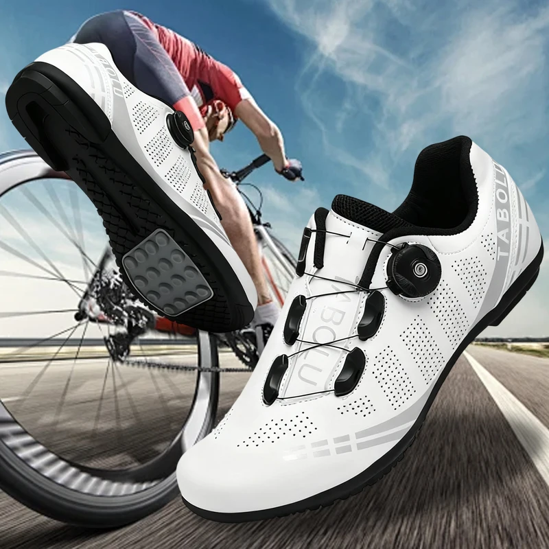 

Unisex Bike Shoes Rubber Soled Men‘s Road Bicycle Shoes Speed Cycling Shoes Sneaker Comfortable Non Slip BreathableSizesFor36-46