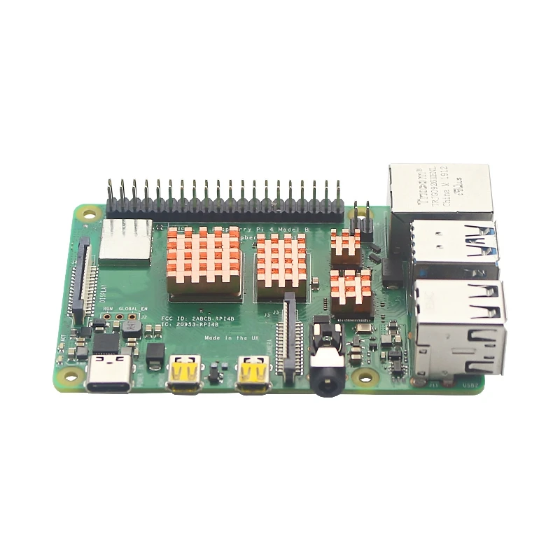 Dissipador de calor de cobre para Raspberry Pi 4 Modelo B, Dissipador de calor de cobre, Radiador de dissipação de calor