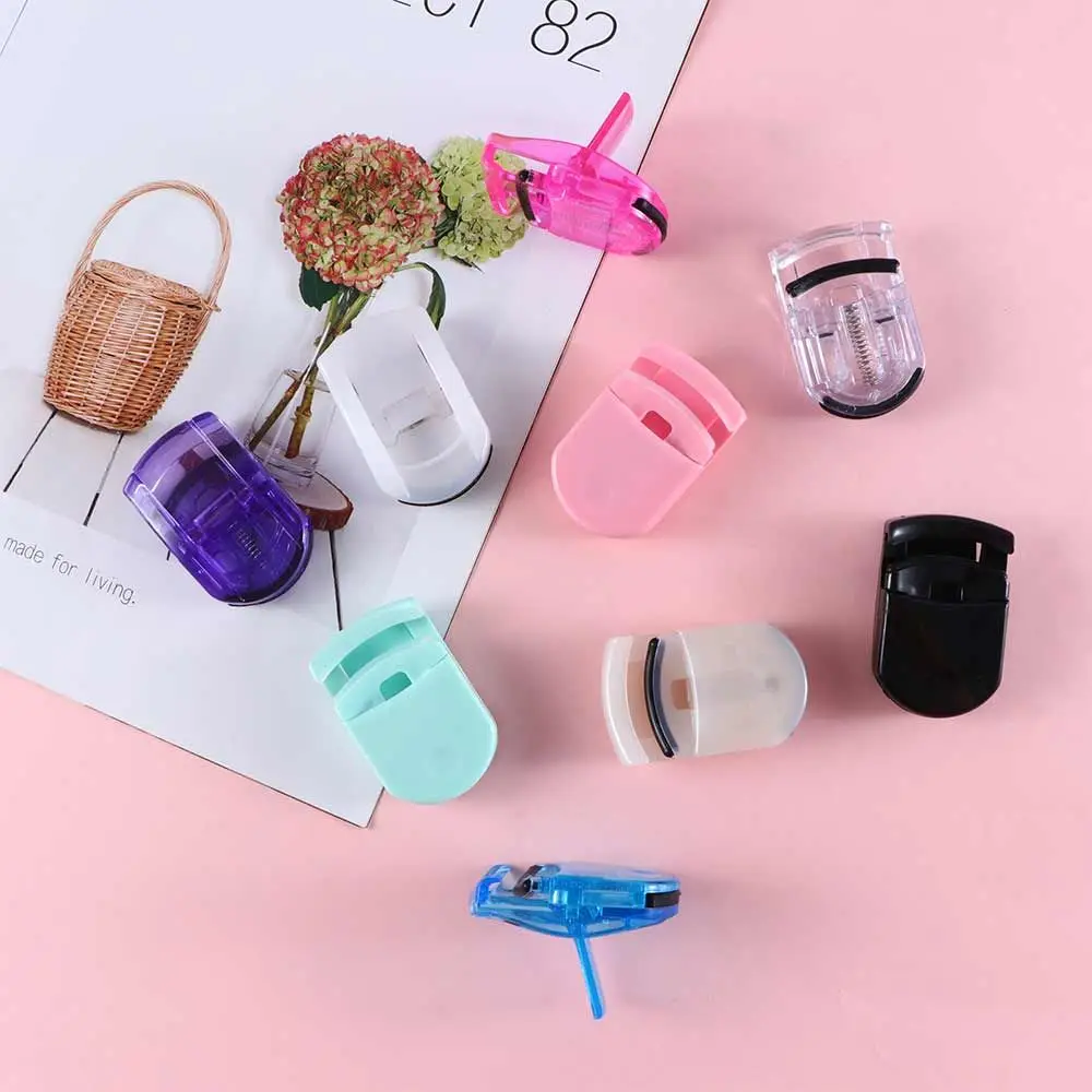 Colorful Mini Accessories Makeup Tools Portable Eyelash Curler Eyelash Lash Curler False Eyelashes Lashes Curling Clip