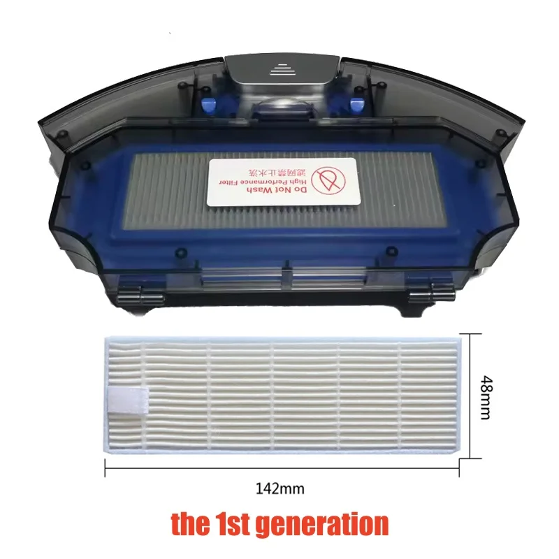 Vacuum Cleaner Dust Box Hepa Filter for Ilife A7,SilverCrest SSRA1,TESLA RoboStar T80 Pro Robot Vacuum Cleaner Parts Replacement
