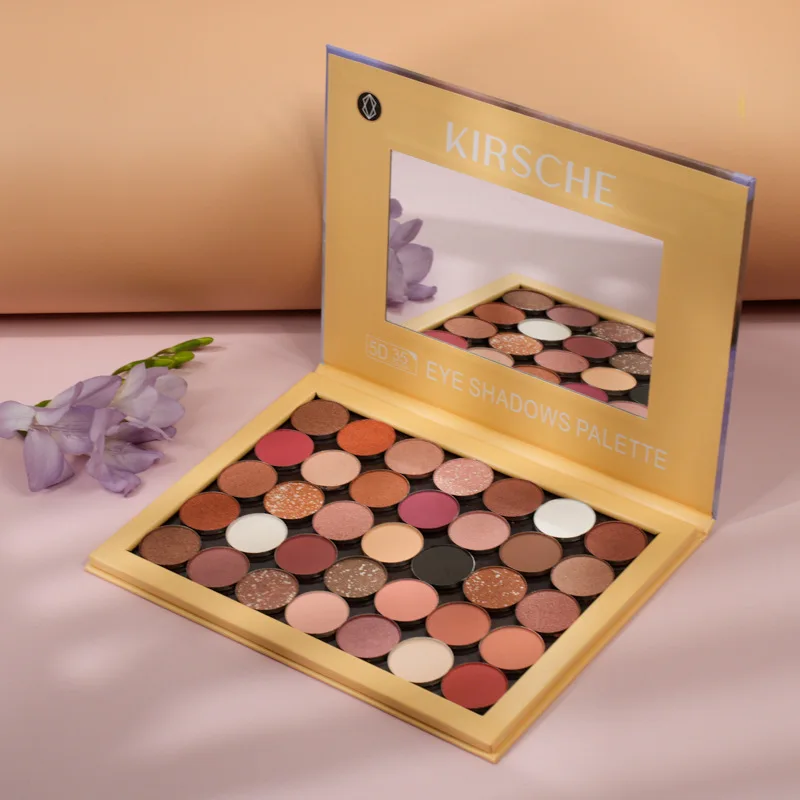 

Color rose disk 35 color pearl matte disk eye shadow disk earth color eye shadow disk autumn and winter beauty makeup multicolor