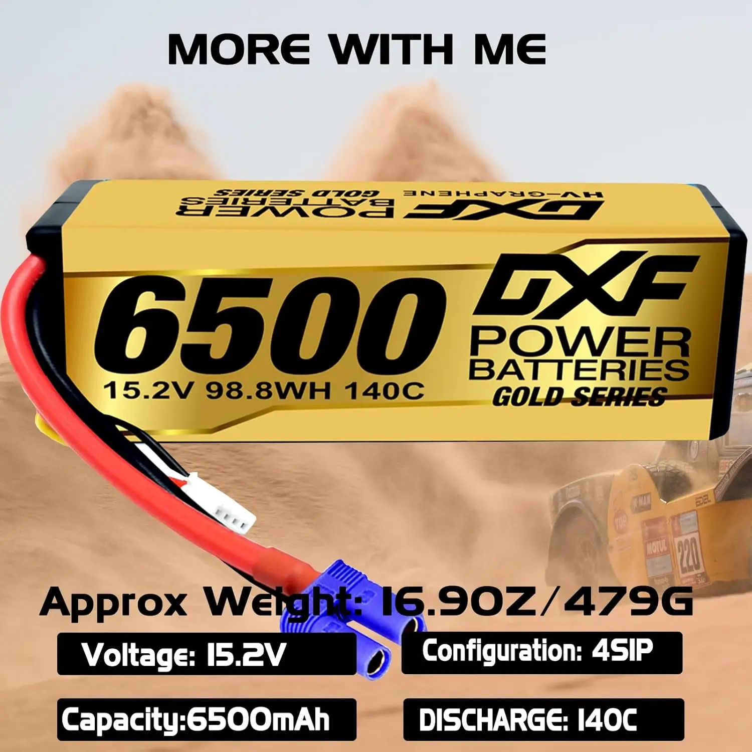 DXF 4S يبو بطارية 15.2 فولت 6500 مللي أمبير 140C EC5 التوصيل غطاء صلب ل RC سيارة عربات التي تجرها الدواب تروجي الطرق الوعرة سيارة قارب شاحنة طائرة الطائرات بدون طيار سباق