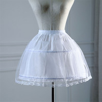 Kids Petticoats for Flower Girls Dresses Little Girls Crinoline 2 Hoop Skirt Petticoat Lolita Skirt Underskirt Vestido De Novia