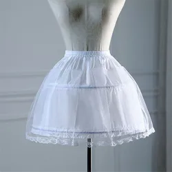 Kids Petticoats for Flower Girls Dresses Little Girls Crinoline 2 Hoop Skirt Petticoat Lolita Skirt Underskirt Vestido De Novia