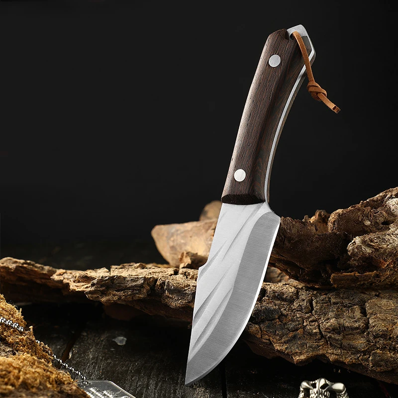 Stainless Steel Kitchen Boning Knife High Hardness Cleaver Utility Knife Fishing Pocket Utility Knife Meat Vegetable Cutter