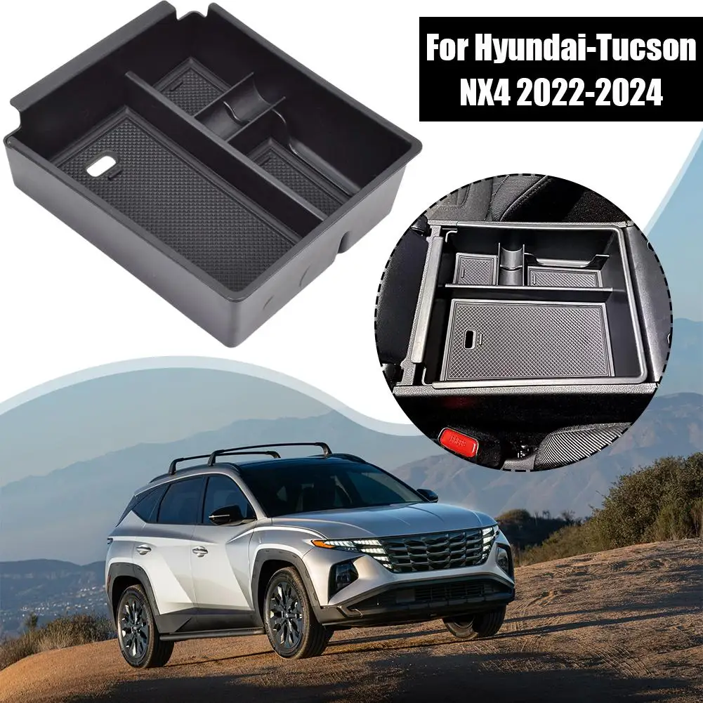 

Car Center Console Btorage Box Armrest Box Storage Tray For Hyundai Tucson NX4 2021 2022 2023 2024 Auto Interior Accessorie L8L5