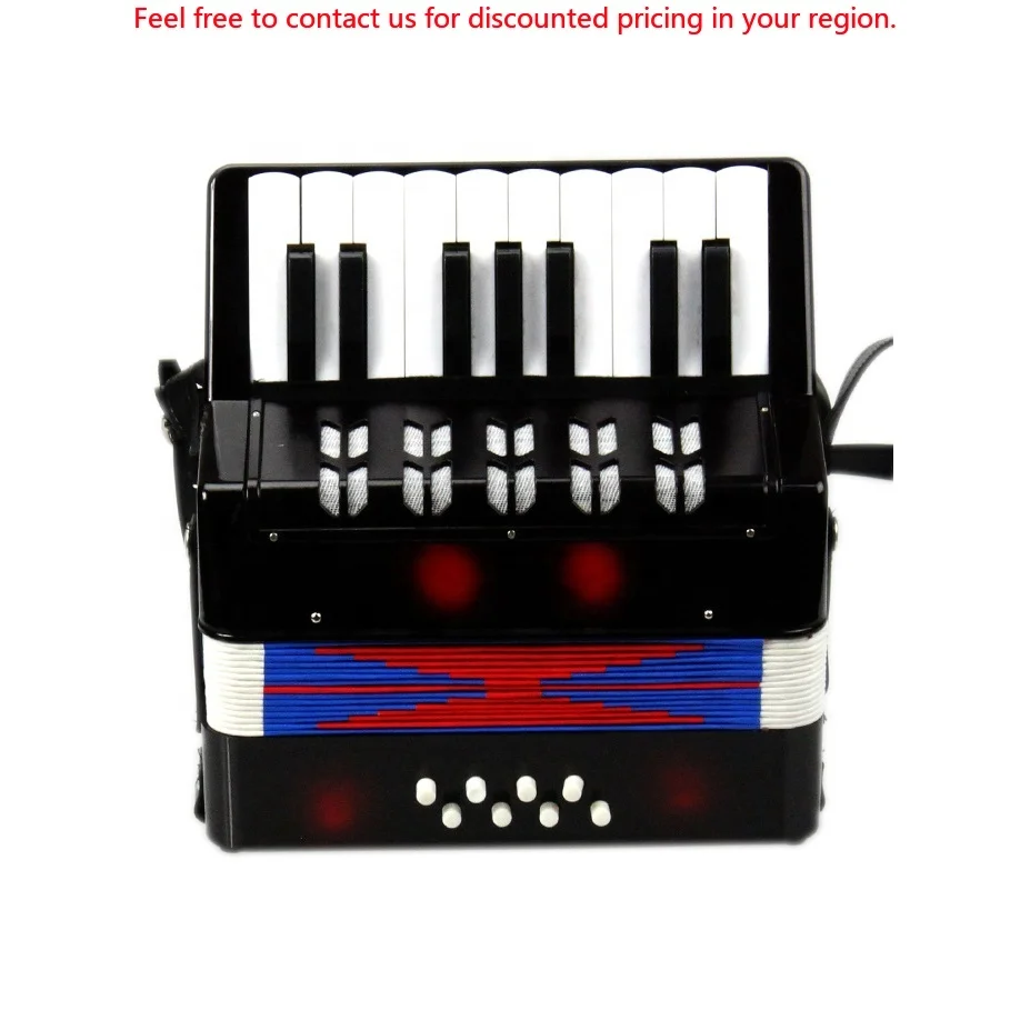 

SEASOUND OEM Mini Toy 17-Key JP1708 Accordion 8 Bass Diatonic And Chromatic For Children