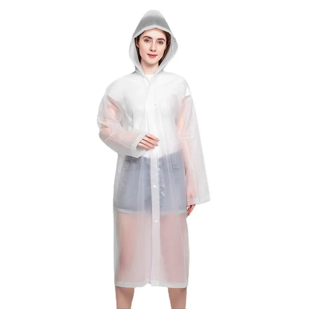 High Quality Eva Raincoat Neutral Women's Waterproof Men's Outdoor Camping Hiking Thickened Non-disposable Adult Raincoat Set