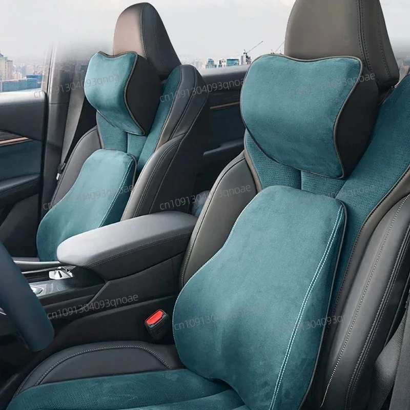 

For Geely Monjaro KX11 2022-2024 Grand Koleos Car Headrest Lumbar Pillow Original Neck Pillow Cushion Decoration Accessories
