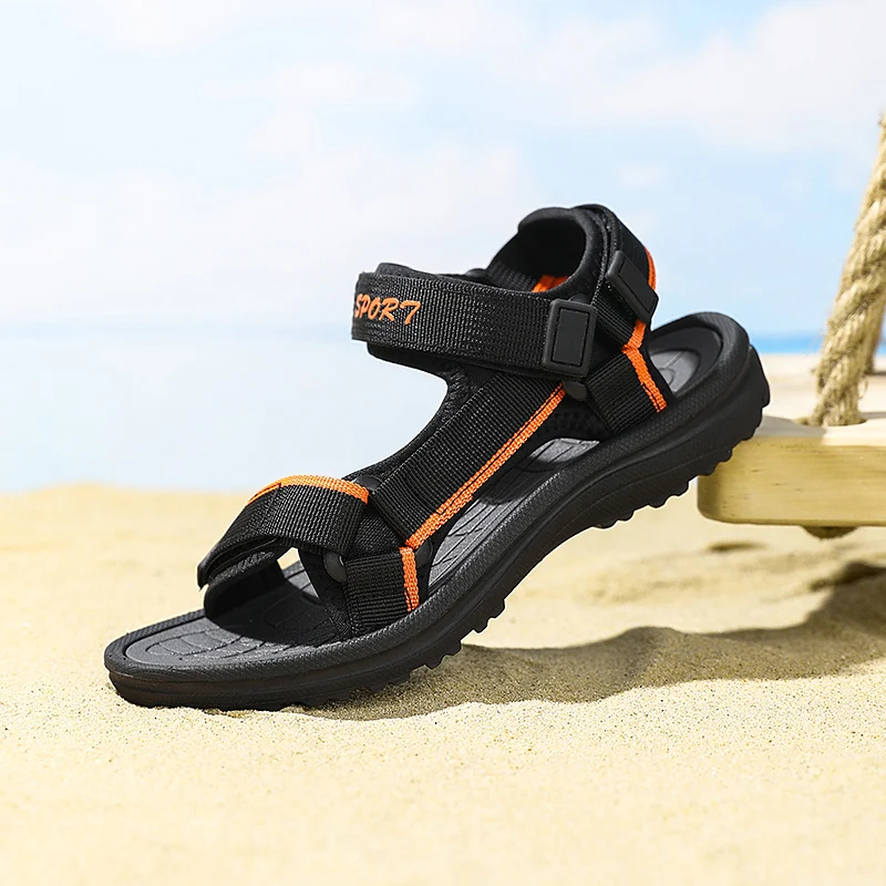 Fashion Brand Kids Sandals Shoes Soft Sole Non-slip Boys Girls Sandals Toddler Children's Shoes 2025 Summer Beach
