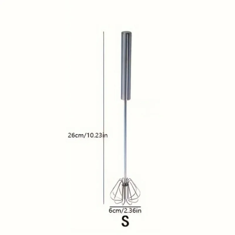 Stainless Steel Semi-Automatic Egg Beater Whisk Mixer