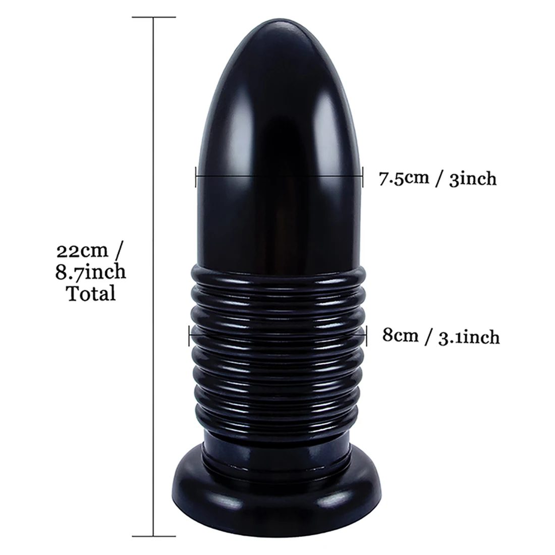 Oversized Anal Plug Dildos Stimulate Anus Vagina Big Butt Plug Masturbator Soft Penis Anal Dilator with Sucker Adult Sex Toys