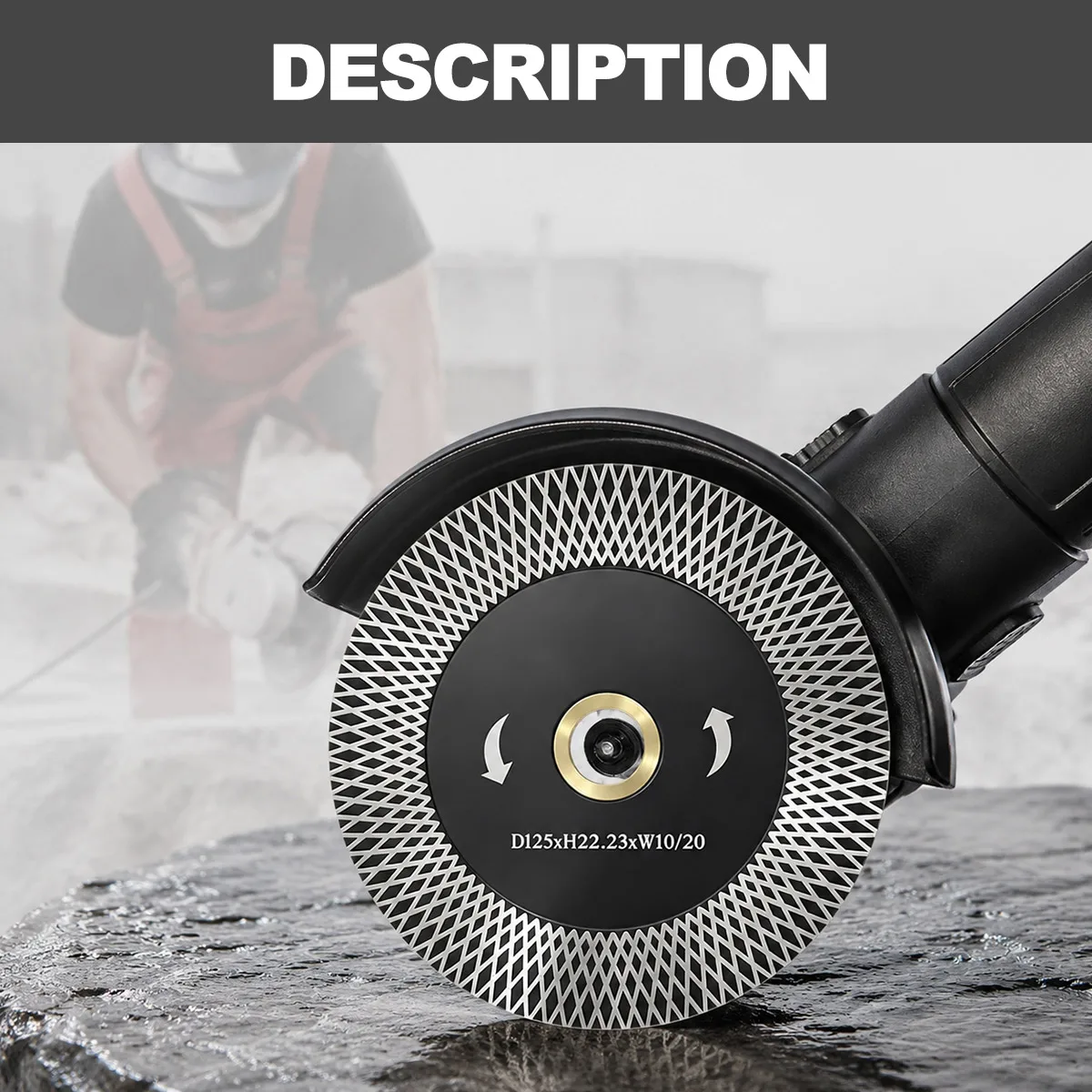 115mm-125mm Moto Clean Diamond Cutting Disc for Tile Ceramic Marble Dry Cutting Circular Saw Blade Power Rotary Tool Accessories - view 4