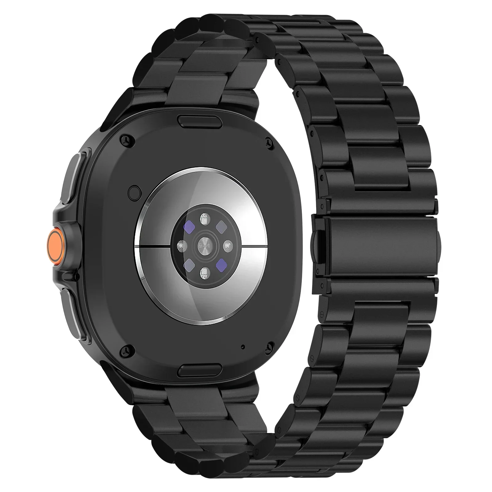 حزام معدني لساعة سامسونج جالاكسي الترا 2025 47 ملم سوار معصم بدون فجوات لساعة سامسونج جالاكسي 8 44 ملم 40 ملم/8 كلاسيك 46 ملم