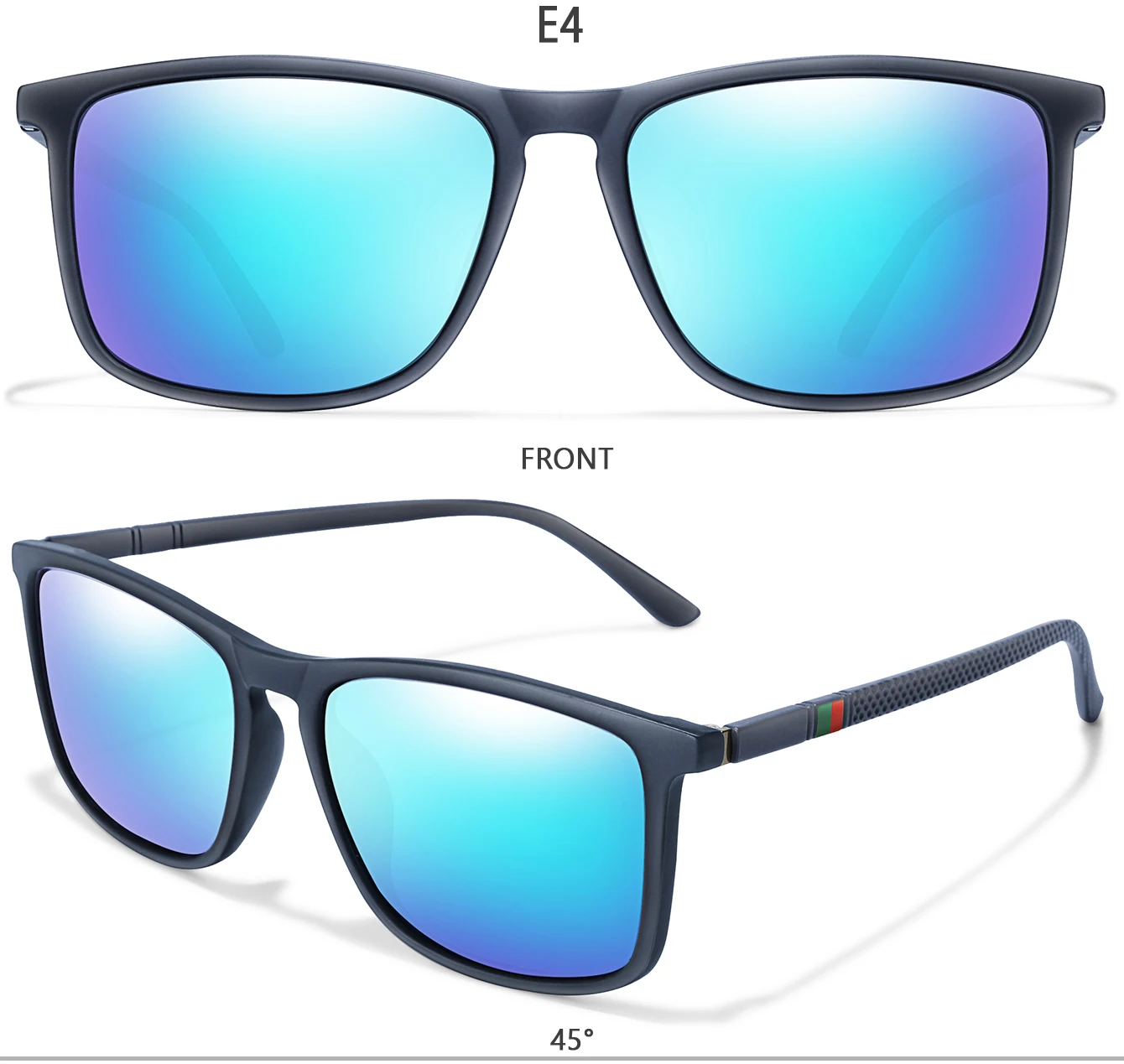 Männer Frauen Mode Radfahren Sonnenbrille Reisen Fahren Angeln Männlichen Brillen UV400 Luxus Platz Vintage Polarisierte Sonnenbrille – Detail 7