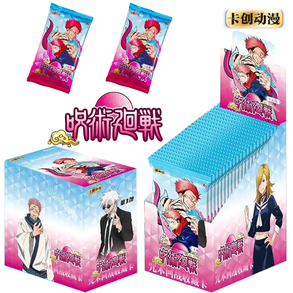 New Jujutsu Kaisen Collection Card Japanese anime Box All Set Anime Character Rare Flash Card Deluxe Edition Card Board Game