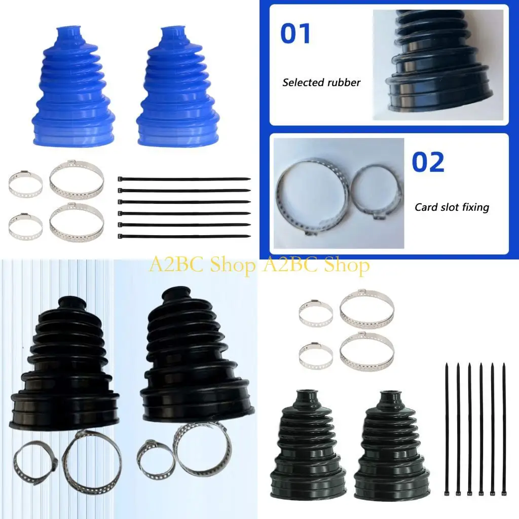 

A2BC Automobile Silicone CV Joint Boot Universal Front Axles Dust Cover Guard