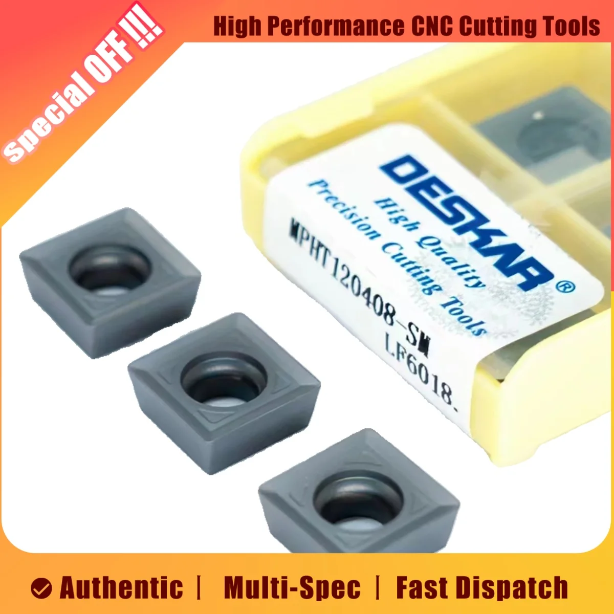 

Оригинальная фрезерная пластина Deskar MPHT MPGT MPHT060304 MPHT080305 MPHT120408 MPGT060304 MPGT080305 MPGT120408-SM LF6018